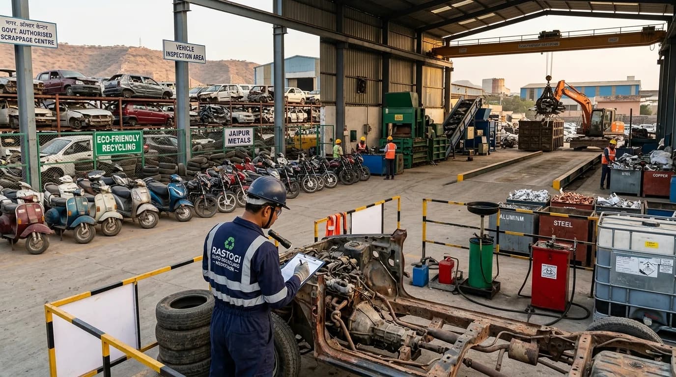 Motor Vehicle Scrap and Old Car Bike Buyer in Jaipur